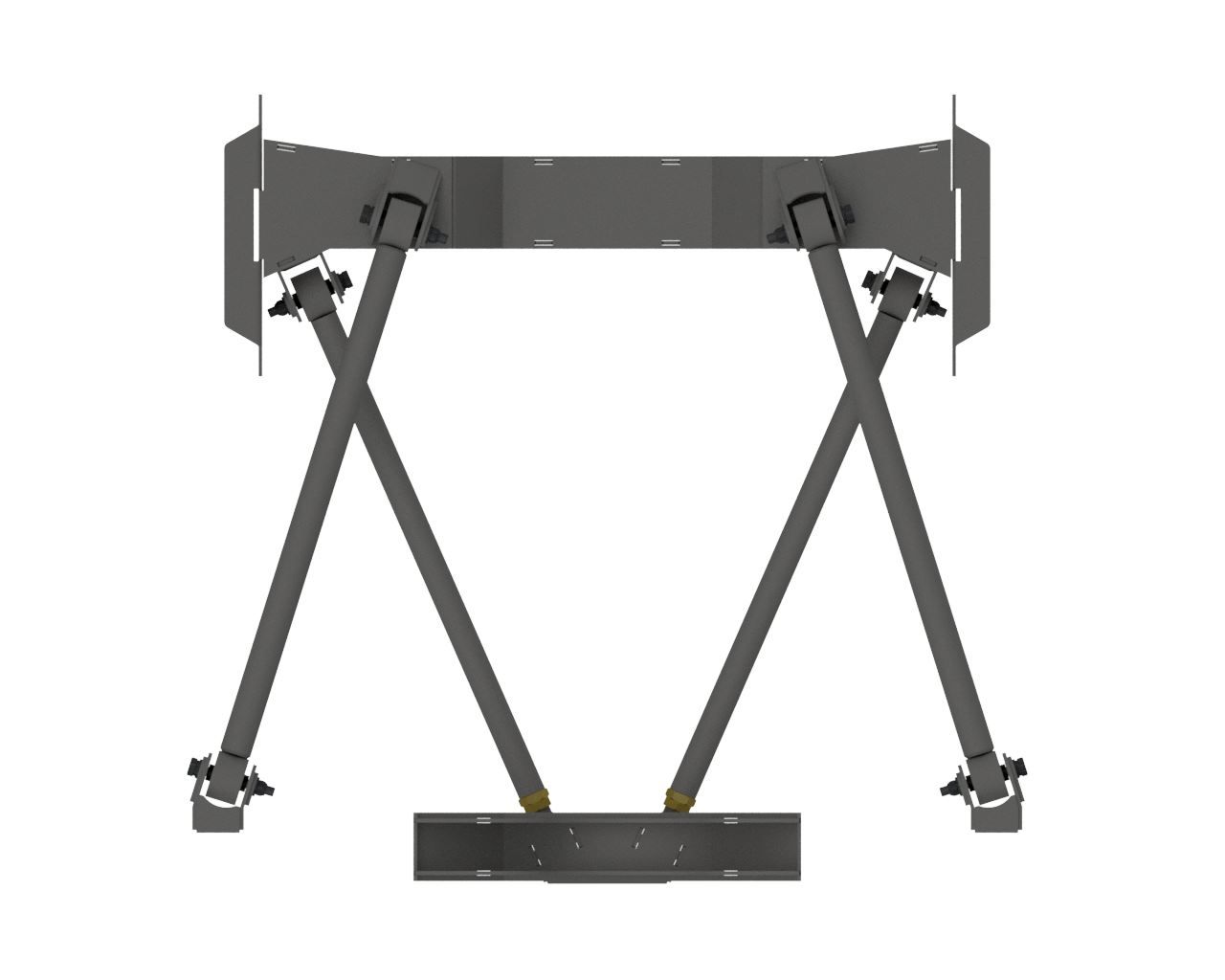 PATROL H233 REAR 4 LINK KIT GEN 2 DOUBLE TRIANGULATED