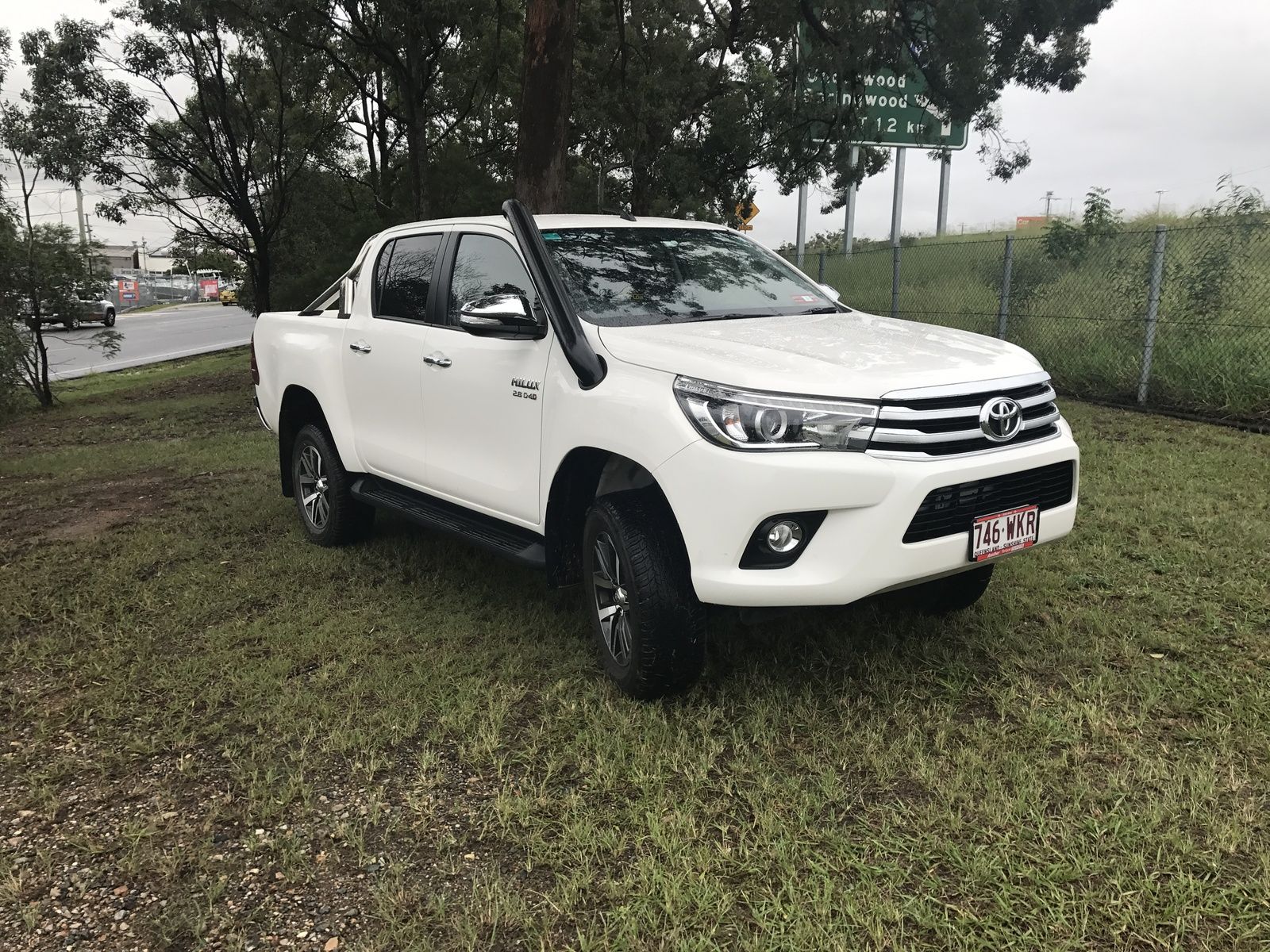 STAINLESS SNORKEL 4" HILUX N80 15 D4D BLACK