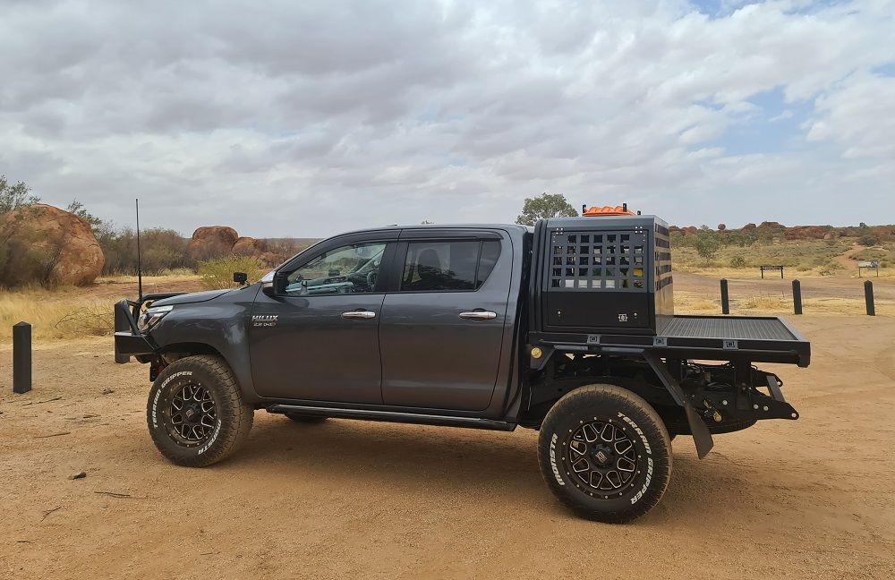 HILUX N80 ALLOY TOP PLATE SLIDER DUAL CAB 2