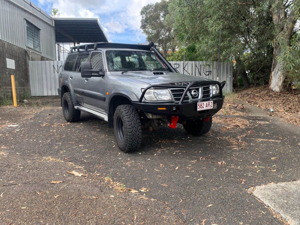 GU PATROL FRONT BAR TRIPLE HOOP